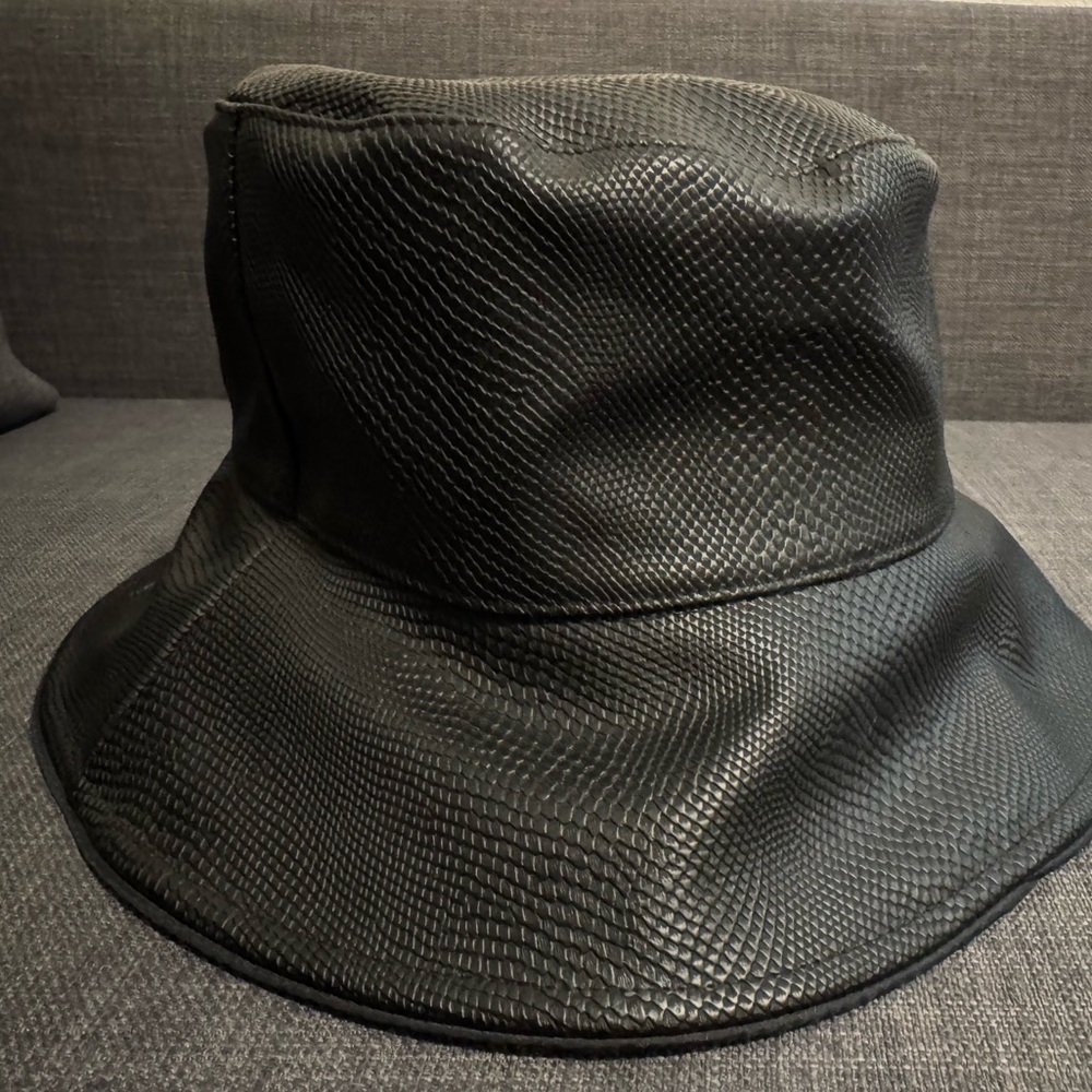 Nine West Black Textured Hat